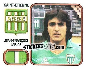 Figurina Jean-Francois Larios - Football France 1981-1982 - Panini