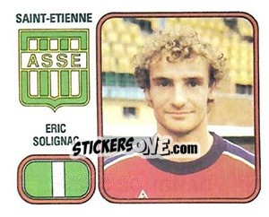 Sticker Eric Solignac - Football France 1981-1982 - Panini