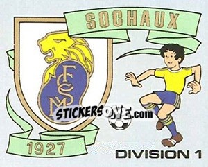 Sticker Ecusson - Football France 1981-1982 - Panini