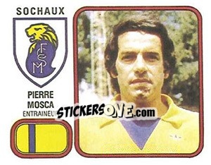 Cromo Pierre Mosca - Football France 1981-1982 - Panini
