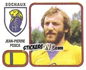 Cromo Jean-Pierre Posca - Football France 1981-1982 - Panini