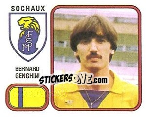 Sticker Bernard Genghini - Football France 1981-1982 n. 267 - Panini