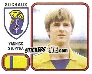 Figurina Yannick Stopyra - Football France 1981-1982 - Panini