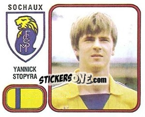 Cromo Yannick Stopyra - Football France 1981-1982 - Panini