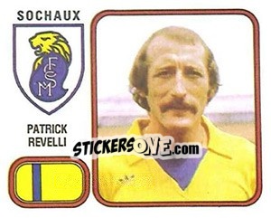 Sticker Patrick Revelli - Football France 1981-1982 - Panini
