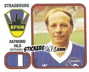 Cromo Raymond Hild - Football France 1981-1982 - Panini