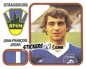 Cromo Jean-Francois Jodar - Football France 1981-1982 - Panini