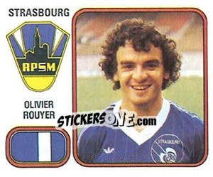 Sticker Olivier Rouyer - Football France 1981-1982 - Panini