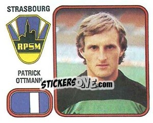 Sticker Patrick Ottmann - Football France 1981-1982 - Panini