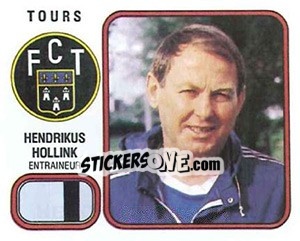 Figurina Hendrikus Hollink - Football France 1981-1982 n. 292 - Panini
