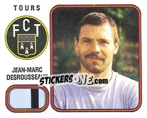 Sticker Jean-Marc Desrousseaux - Football France 1981-1982 - Panini