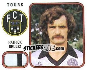 Figurina Patrick Brulez - Football France 1981-1982 - Panini