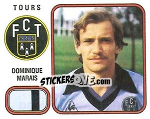 Cromo Dominique Marais - Football France 1981-1982 - Panini
