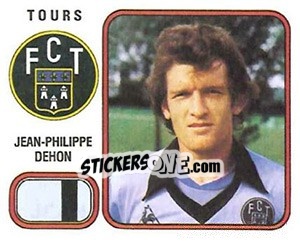 Sticker Jean-Philippe Dehon - Football France 1981-1982 - Panini