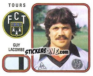 Figurina Guy Lacombe - Football France 1981-1982 - Panini