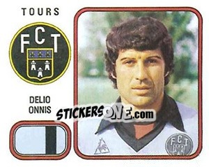 Cromo Delio Onnis - Football France 1981-1982 - Panini
