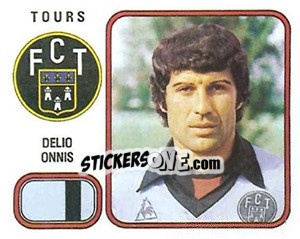 Cromo Delio Onnis - Football France 1981-1982 n. 302 - Panini