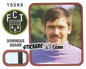 Figurina Dominique Sidaine - Football France 1981-1982 - Panini