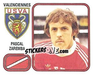 Sticker Pascal Zaremba - Football France 1981-1982 - Panini
