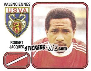 Sticker Robert Jacques - Football France 1981-1982 - Panini