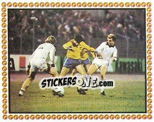 Sticker Action vs. Frankfurt - Football France 1981-1982 - Panini