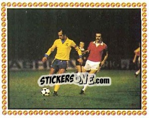 Sticker Abdel Djaadaoui - Football France 1981-1982 n. 334 - Panini