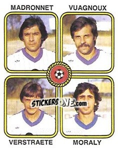 Sticker Gerard Madronnet / Claude Vuagnoux / Gerard Verstraete / Bernard Moraly