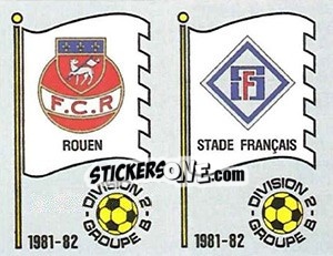 Figurina Ecusson F.C. Rouen / Stade Francais