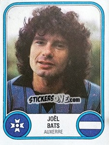 Sticker Joel Bats - Football France 1982-1983 - Panini