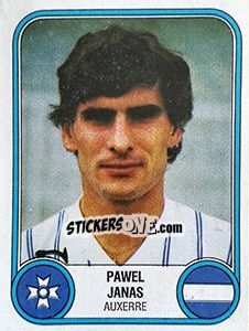 Sticker Pawel Janas - Football France 1982-1983 - Panini