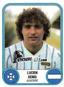 Figurina Lucien Denis - Football France 1982-1983 n. 7 - Panini