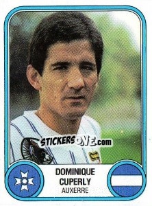 Sticker Dominique Cuperly - Football France 1982-1983 n. 10 - Panini