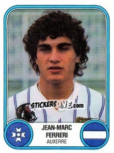 Sticker Jean-Marc Ferreri - Football France 1982-1983 - Panini