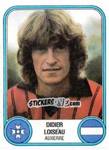 Sticker Didier Loiseau - Football France 1982-1983 - Panini