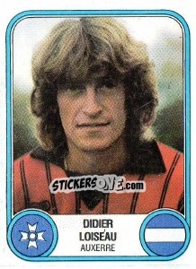 Figurina Didier Loiseau - Football France 1982-1983 - Panini