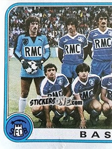 Sticker Equipe - Football France 1982-1983 - Panini