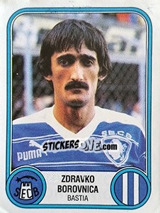 Cromo Zdravko Borovnica - Football France 1982-1983 n. 25 - Panini