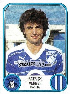 Cromo Patrick Vernet - Football France 1982-1983 - Panini