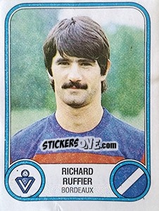 Figurina Richard Ruffier - Football France 1982-1983 n. 40 - Panini