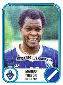 Sticker Marius Tresor - Football France 1982-1983 - Panini