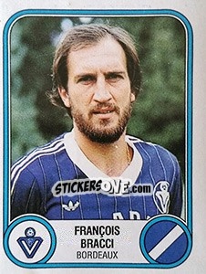 Sticker Francois Bracci - Football France 1982-1983 n. 44 - Panini