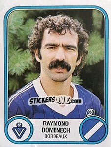 Cromo Raymond Domenech - Football France 1982-1983 n. 52 - Panini