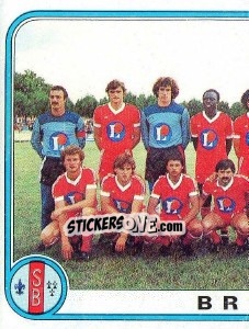 Sticker Equipe - Football France 1982-1983 - Panini