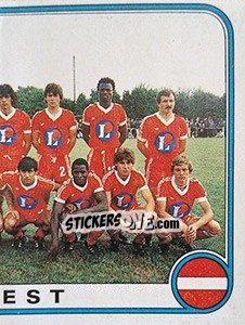 Sticker Equipe - Football France 1982-1983 - Panini