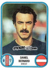 Sticker Daniel Bernard - Football France 1982-1983 - Panini