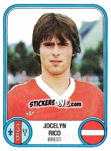 Figurina Jocelyn Rico - Football France 1982-1983 - Panini