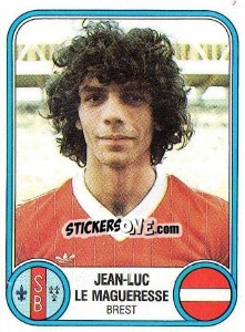 Sticker Jean-Luc Le Magueresse - Football France 1982-1983 - Panini