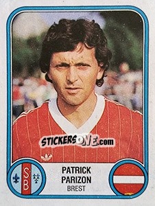 Sticker Patrick Parizon - Football France 1982-1983 - Panini