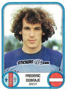 Sticker Frederic Dobraje - Football France 1982-1983 n. 69 - Panini