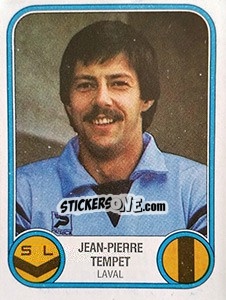 Figurina Jean-Pierre Tempet - Football France 1982-1983 n. 76 - Panini